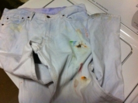 After Holi jeans