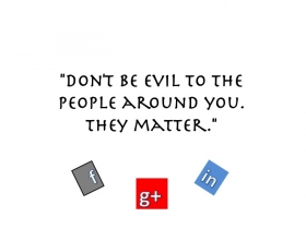 Google/FB/Linkedin motto medley, US DK Expats